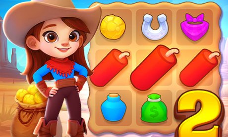 Wild West Match 2: The Gold Rush - crazygames,crazy games,free games,h5 game, free play,free crazy games