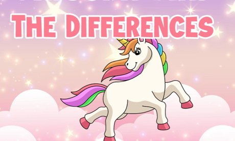 Unicorn Find The Differences - crazygames,crazy games,free games,h5 game, free play,free crazy games