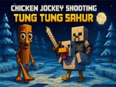 Chicken Jockey Shooting Tung Tung Sahur - crazygames