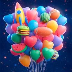 Merge 3D - Match 3 Balloons - crazygames