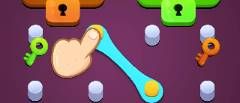 Move the rubber bands: Logic puzzle - crazygames