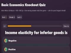 Basic Economics Multiple choice - crazygames