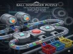 Ball Dispensor Puzzle - crazygames,crazy games,free games,h5 game, free play,free crazy games
