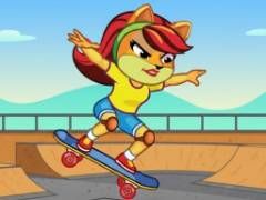Cat Girl Skater - crazygames,crazy games,free games,h5 game, free play,free crazy games