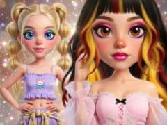 Sid &amp; Ginny Y2K Glam Clash - crazygames,crazy games,free games,h5 game, free play,free crazy games