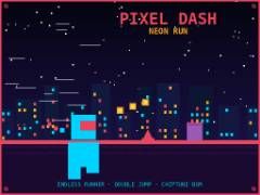 PIXEL DASH: NEON RUN - crazygames,crazy games,free games,h5 game, free play,free crazy games