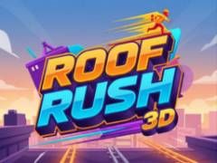 Roof Rush 3D - crazygames,crazy games,free games,h5 game, free play,free crazy games
