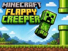 Minecraft Flappy Creeper - crazygames,crazy games,free games,h5 game, free play,free crazy games