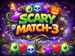 Scary Match 3 - crazygames,crazy games,free games,h5 game, free play,free crazy games