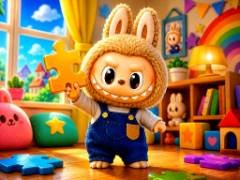 Labubu Jigsaw Puzzle Time - crazygames,crazy games,free games,h5 game, free play,free crazy games