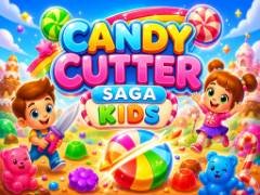 Candy Cutter Saga Kids - crazygames,crazy games,free games,h5 game, free play,free crazy games