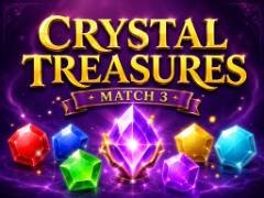 Crystal Treasures: Match 3 - crazygames,crazy games,free games,h5 game, free play,free crazy games
