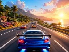 Highway Car Racer - crazygames