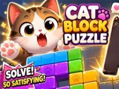 Cat Block Puzzle - crazygames,crazy games,free games,h5 game, free play,free crazy games