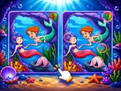 Spot The Difference Mystic Mermaids - crazygames