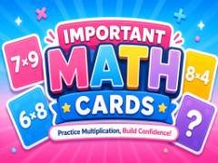 Important Math Cards - crazygames,crazy games,free games,h5 game, free play,free crazy games