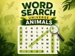 Word Search Universe Animals - crazygames
