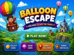 Balloon Escape - crazygames,crazy games,free games,h5 game, free play,free crazy games
