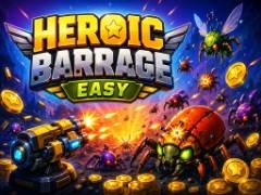 Heroic Barrage Easy - crazygames,crazy games,free games,h5 game, free play,free crazy games