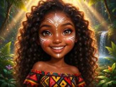 African Princesses: Style Island - crazygames,crazy games,free games,h5 game, free play,free crazy games