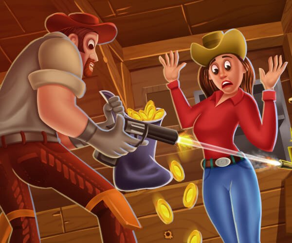 Saloon Robbery - crazygames,crazy games,free games,h5 game, free play,free crazy games