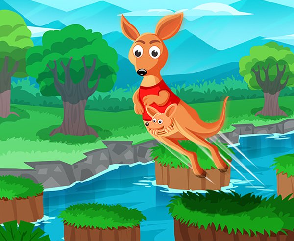 Hop Kangaroo Hop - crazygames,crazy games,free games,h5 game, free play,free crazy games