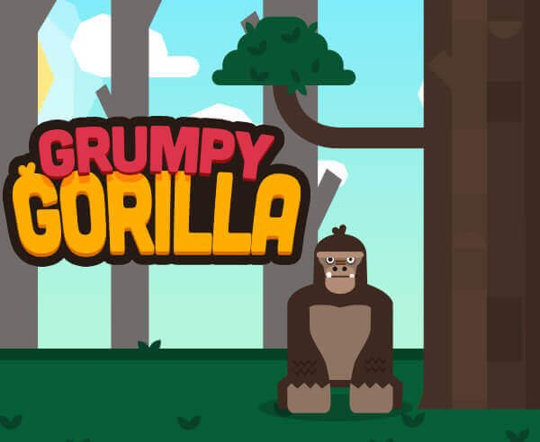 Grumpy Gorilla - crazygames,crazy games,free games,h5 game, free play,free crazy games