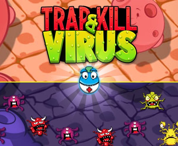 Trap & Kill Virus - crazygames,crazy games,free games,h5 game, free play,free crazy games