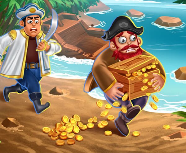 Pirate's Pillage! Aye! Aye! - crazygames,crazy games,free games,h5 game, free play,free crazy games